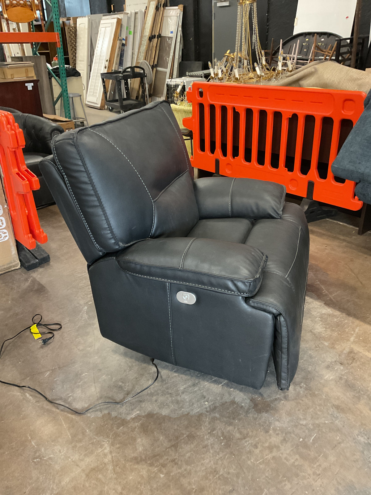Parker House Spartacus Black Power Recliner