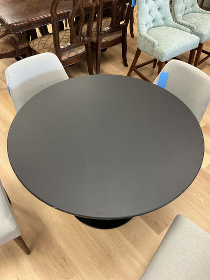 Mid-Century 42” Pedestal Dining Table