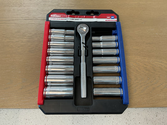 Hyper Tough 18-piece 3/8-in Socket Set