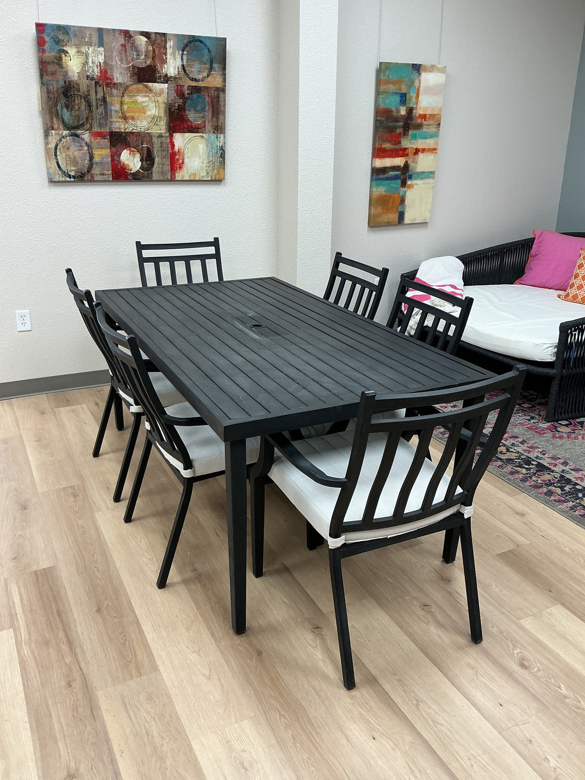 Modern 7 Pc. Outdoor Dining Set