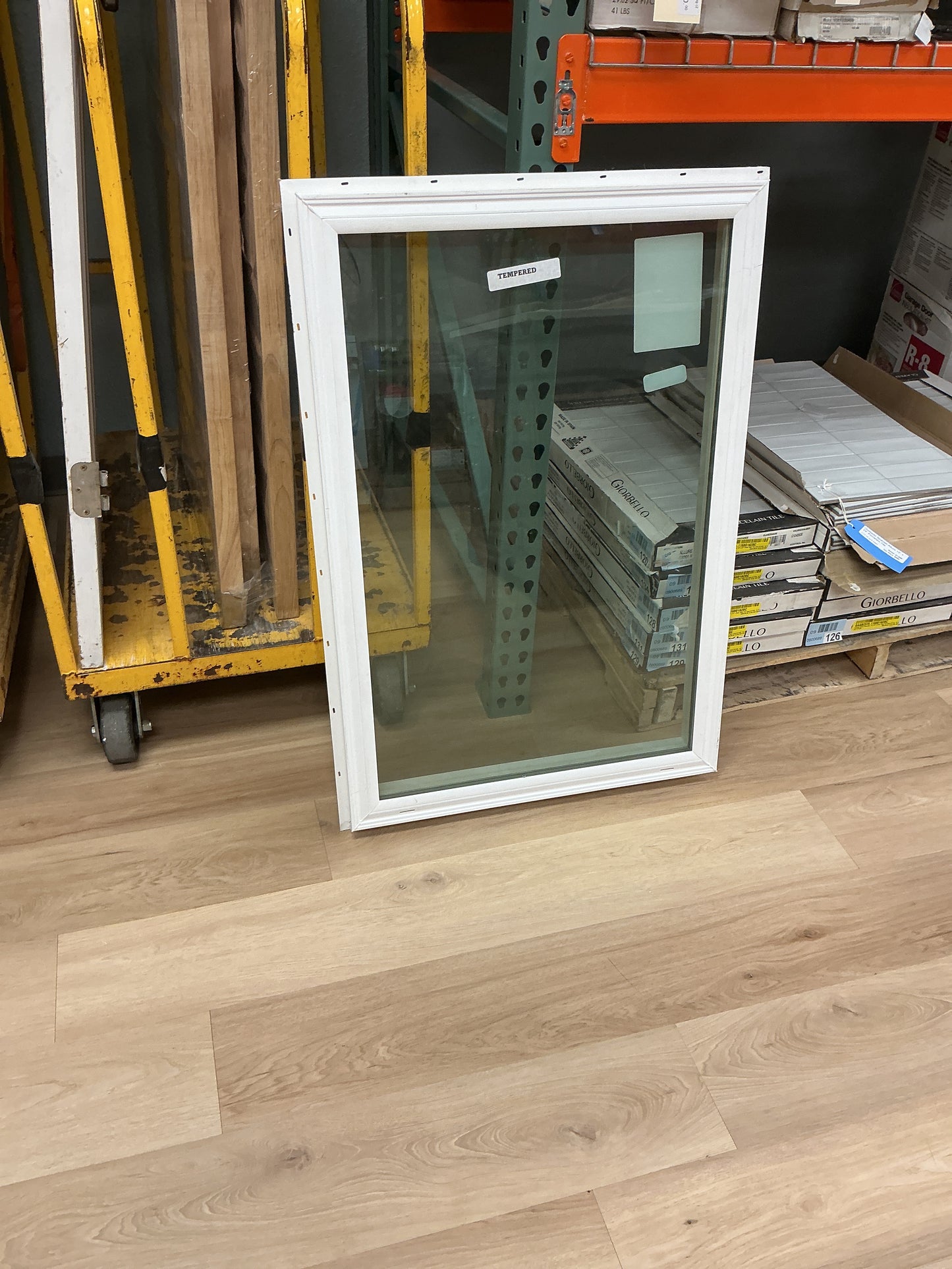Clayton White Window 24” x 36”
