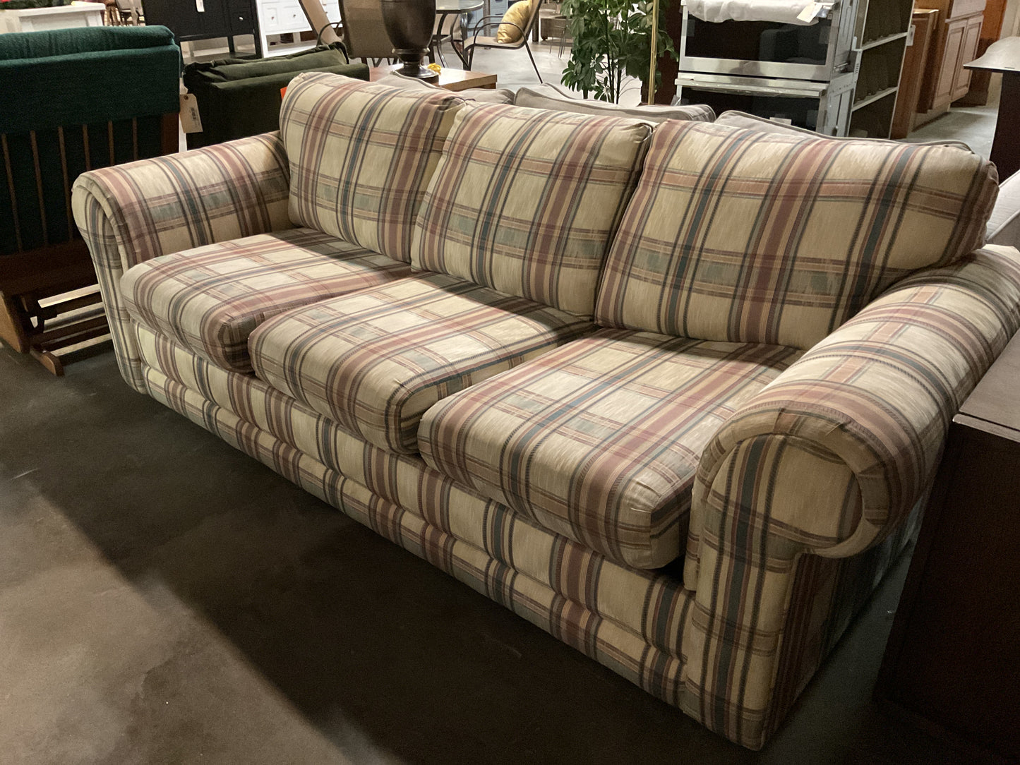 Striped Sleeper Sofa