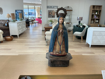 Hand Painted Wooden Santo