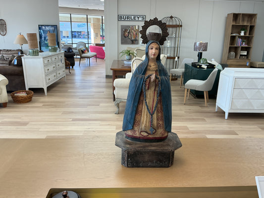 Hand Painted Wooden Santo