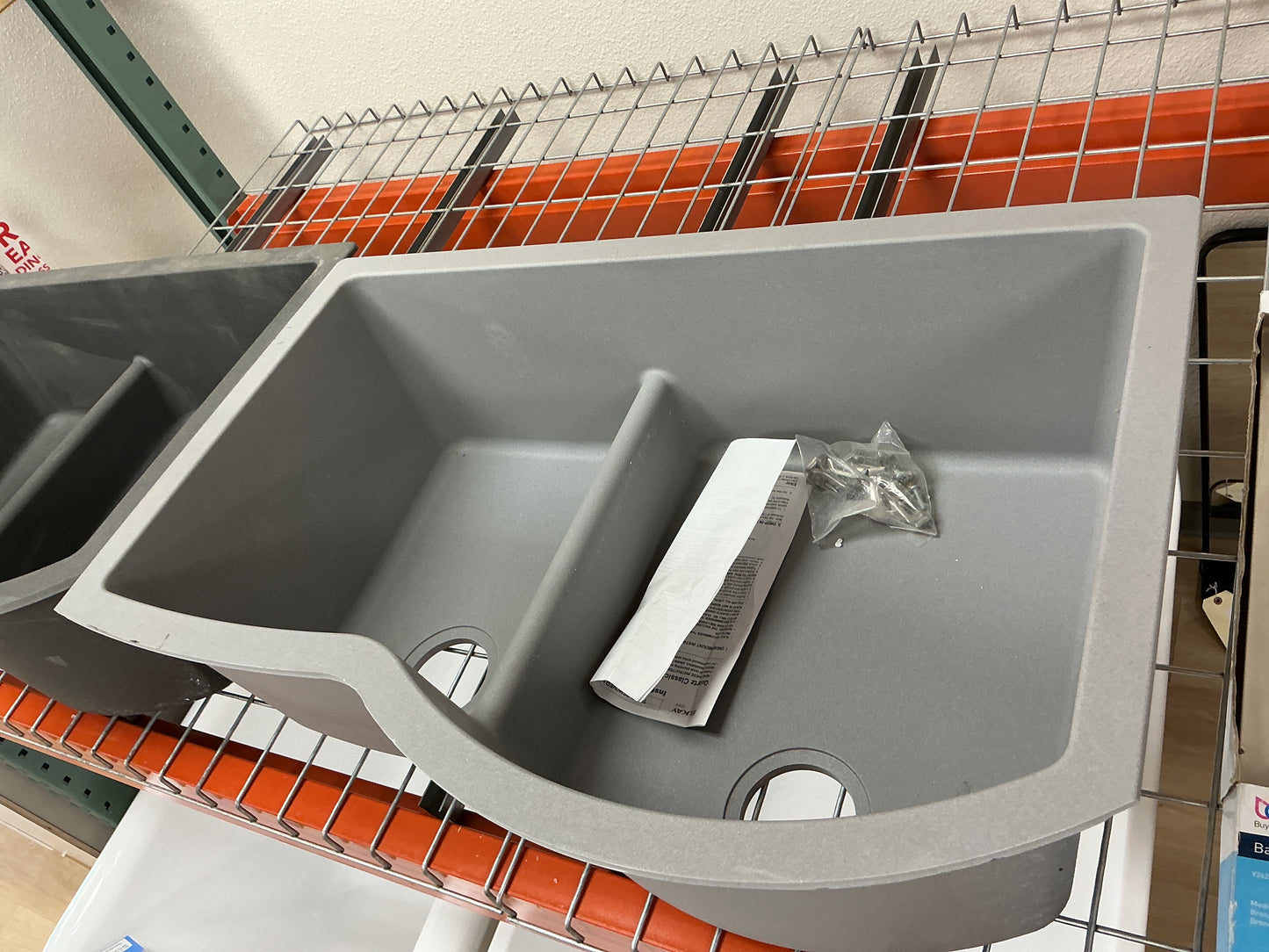 Elkay 33” Offset 60/40 Double Undermount Sink