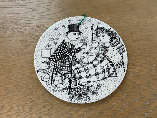 Bjorn Wiinblad “December Mirakel” Ceramic Wall Plaque