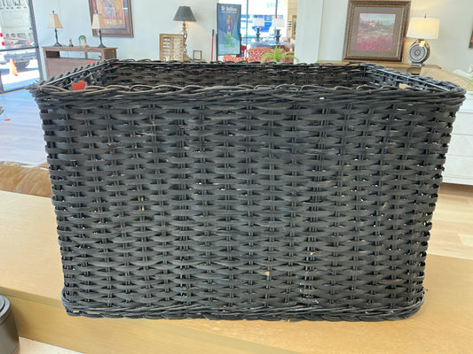 XL Woven Rattan Crate