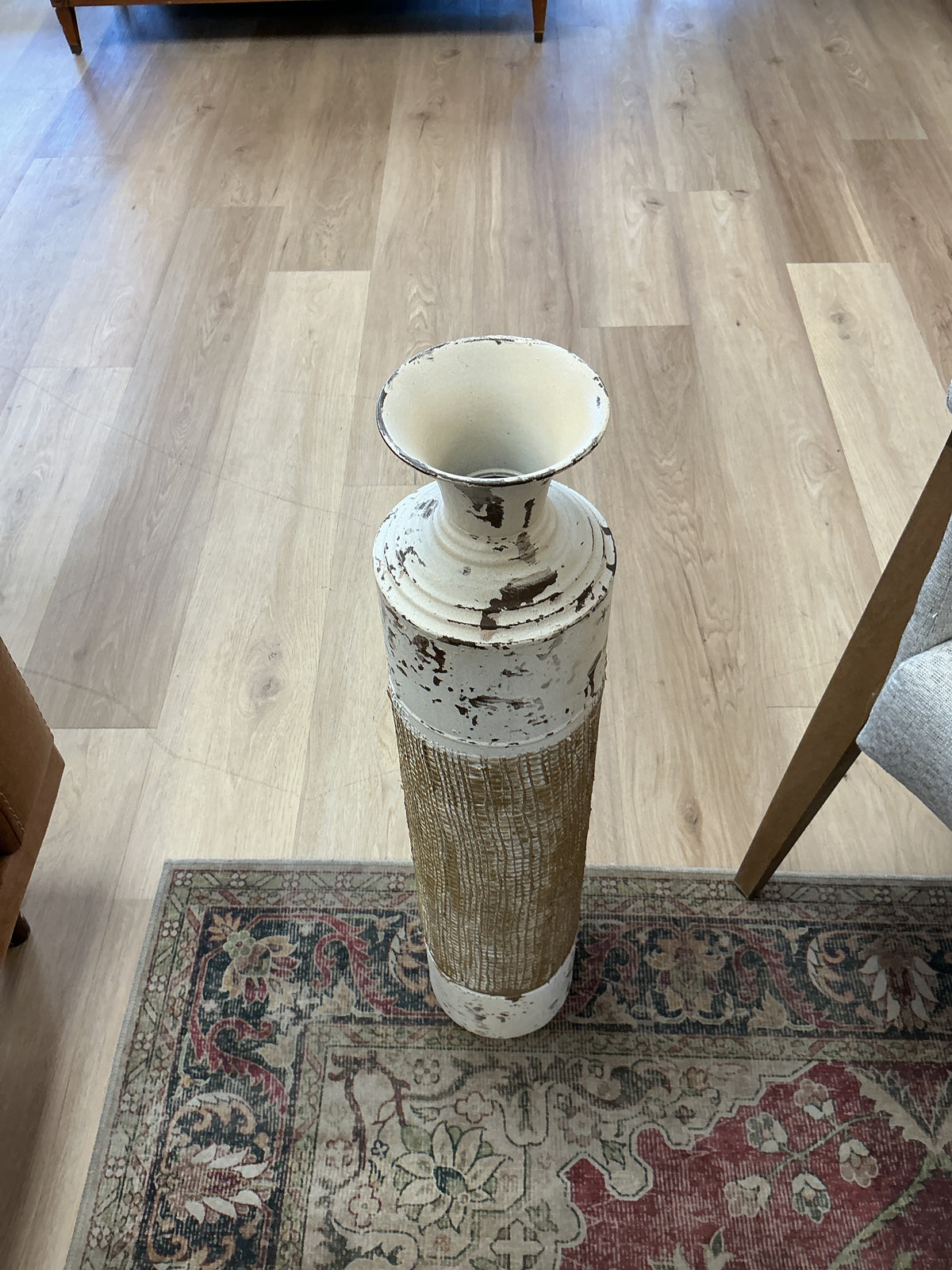 Tall Rustic Farmhouse Floor Vase