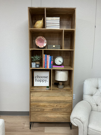 Ascent 86.5” x 31.5” Iron Standard Bookcase