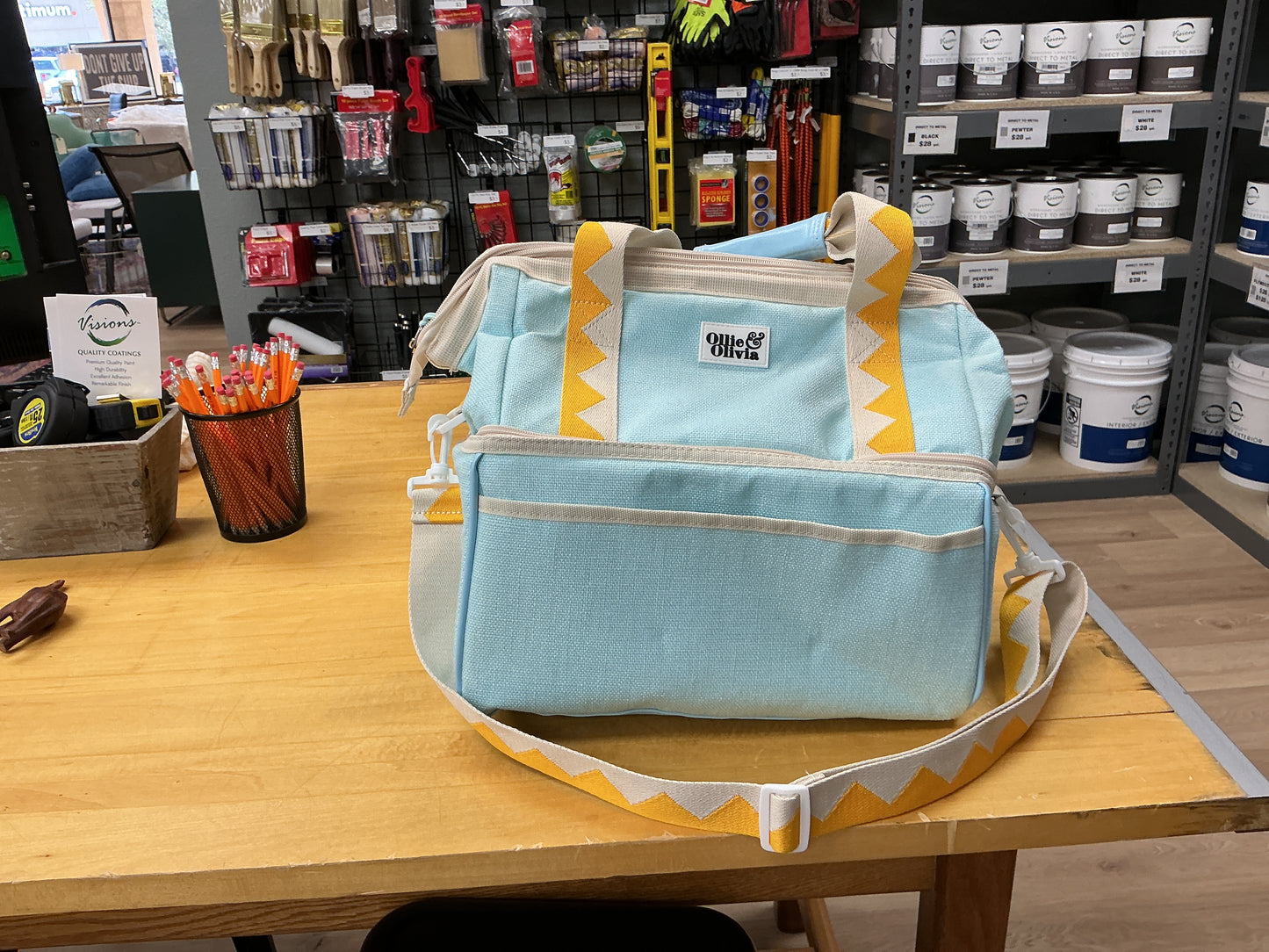 Two Tier Insulated Cooler w/Shoulder Strap