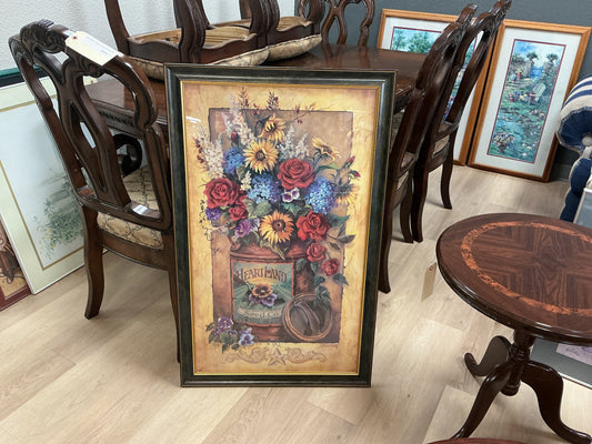 Vibrant Garden Scene Art