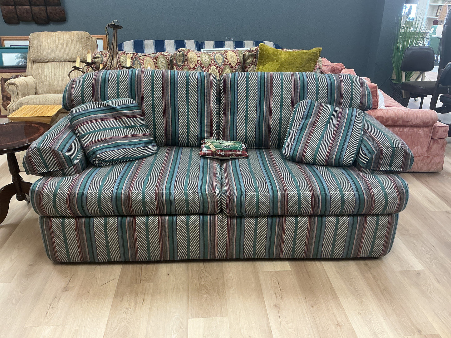 Woven Striped Sofa