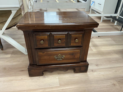 Vintage Wooden Nightstand