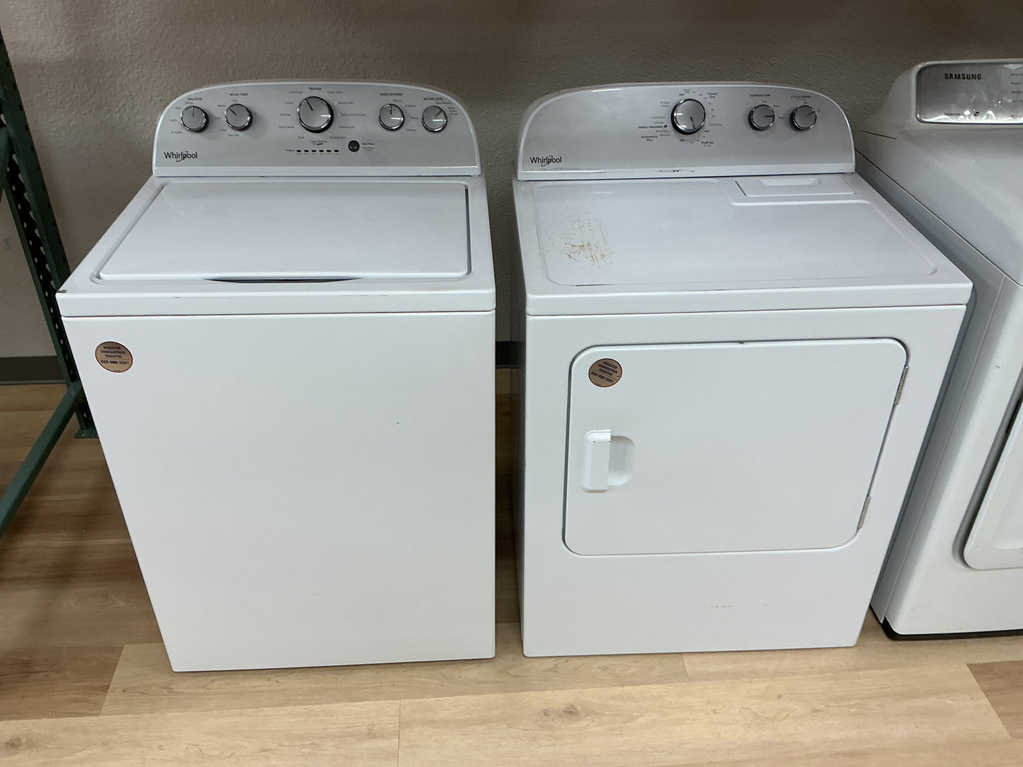 WHIRLPOOL Washer & Dryer Set