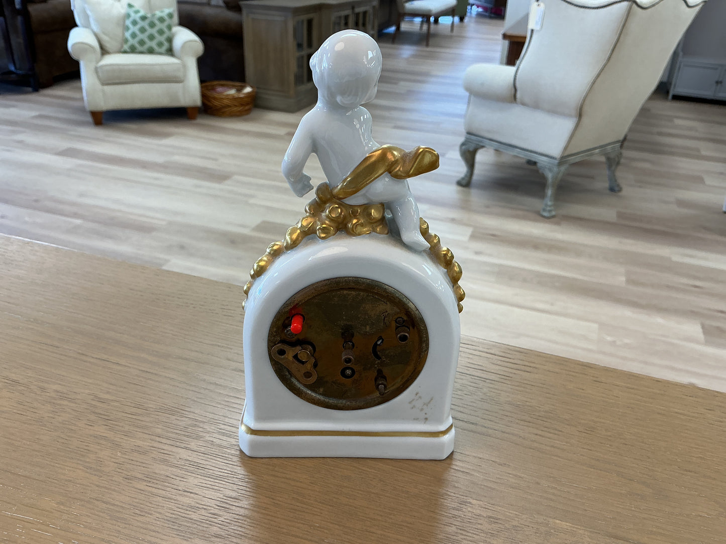 Vintage Gerold Porzellan Mantel Clock