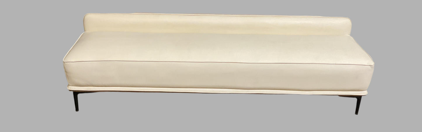 Genuine Leather Upholstered Bench