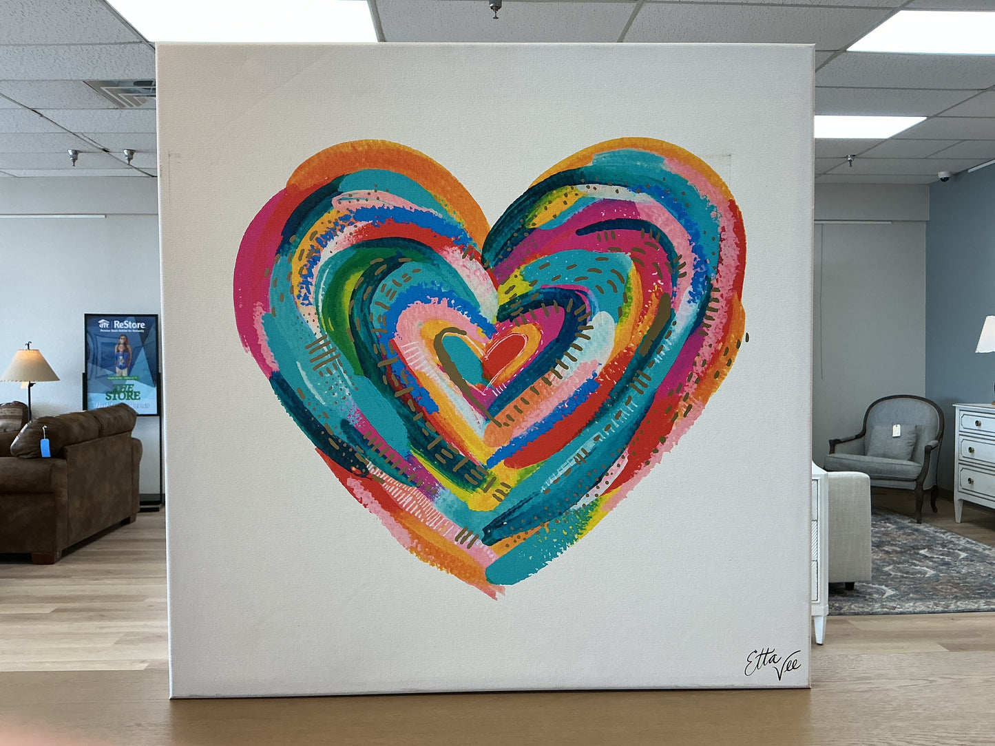 “Blake Labyrinth Heart” Wall Art