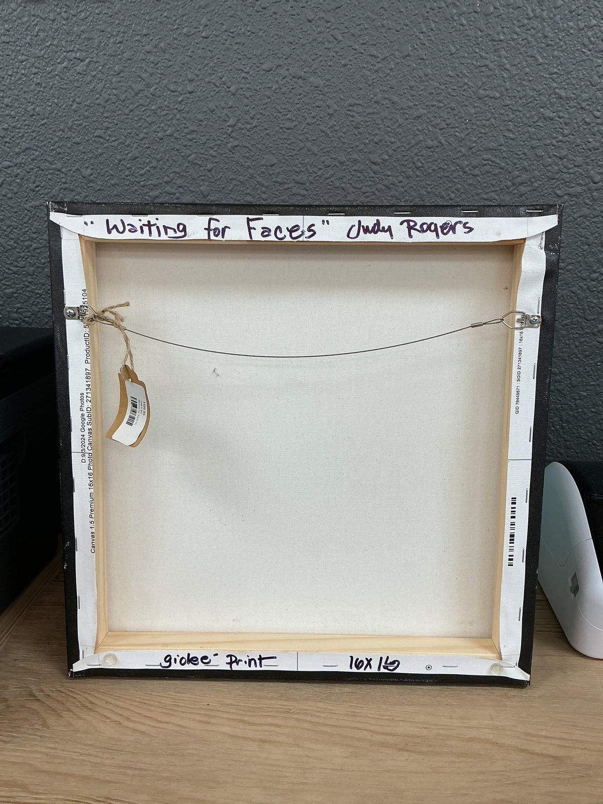 Judy Roger’s “Waiting For Faces” Gyclee Print