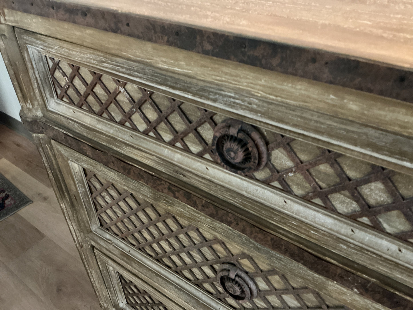 Louis XVI Treillage Batchelor’s Chest by Restoration Hardware