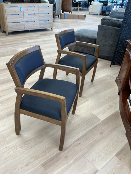 Upholstered Wood Frame Side Chair