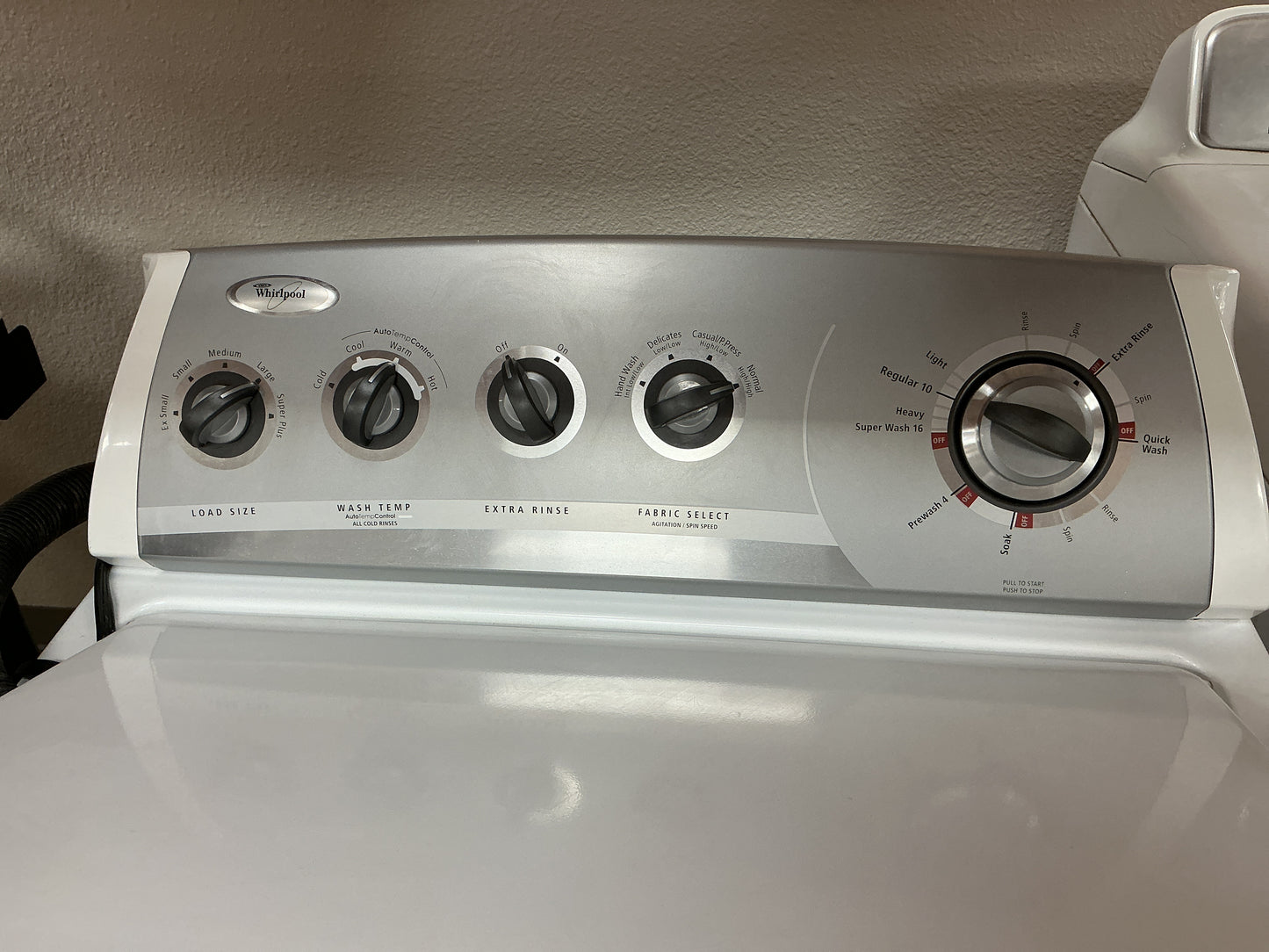 Whirlpool 27” Top Load Washer