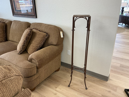 Tall Iron Rustic Pedestal Stand