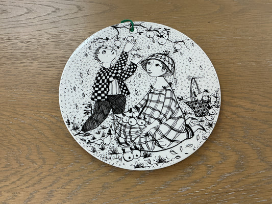 Bjørn Wiinblad “Oktober Paradis” Ceramic Wall Plaque