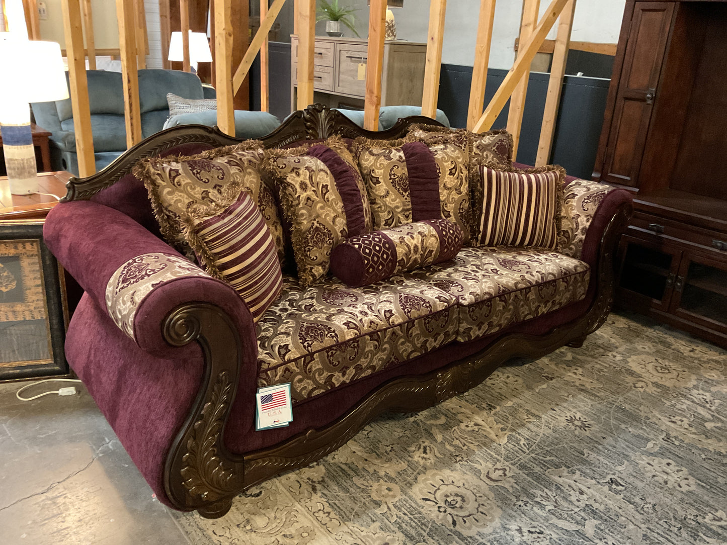 Matteo Upholstered Sofa by Furniture Makers of America