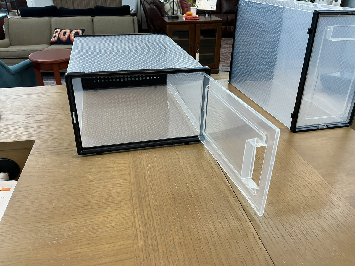 Interlocking/Stacking Plastic Shoe Box