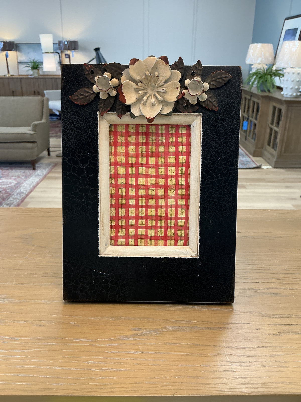 Distressed Frame w/ Metal Embellishments