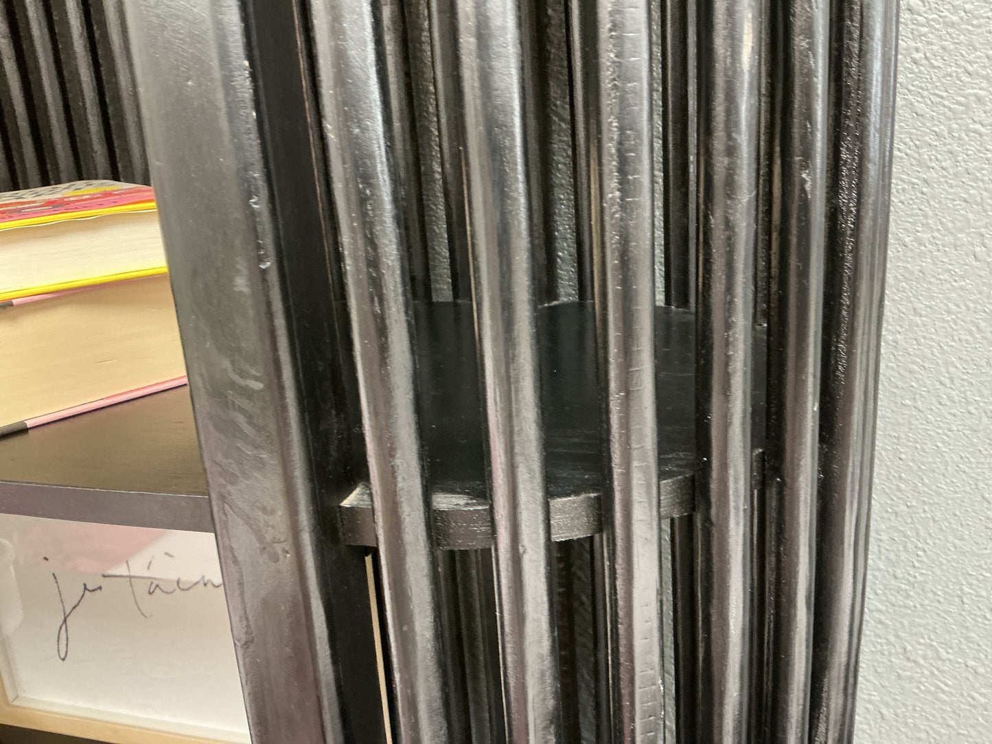 Slatted 4-Shelf Mango Bookcase