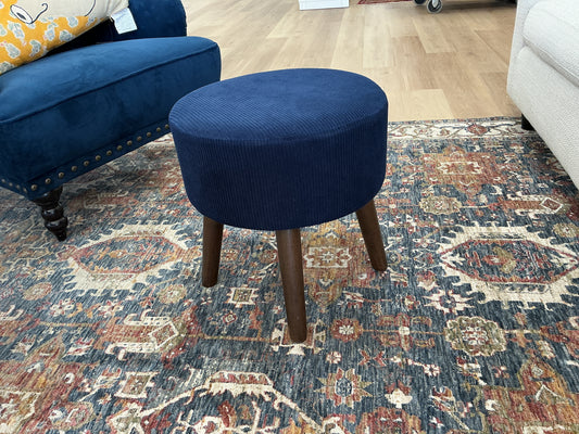 Emmy Stool Navy Corduroy