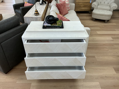 Hooker Commerce 3 Drawer Accent Chest White