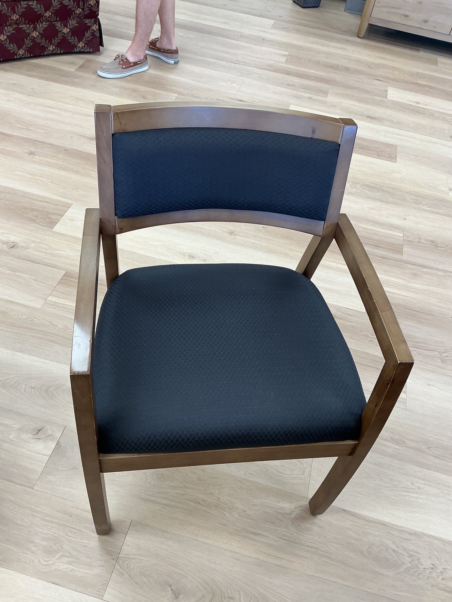 Upholstered Wood Frame Side Chair