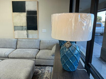 Parterre Blue Table Lamp