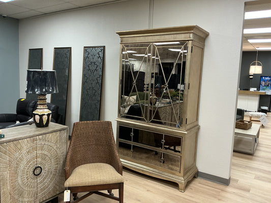 Hooker Sanctuary Smoked Mirror Armoire