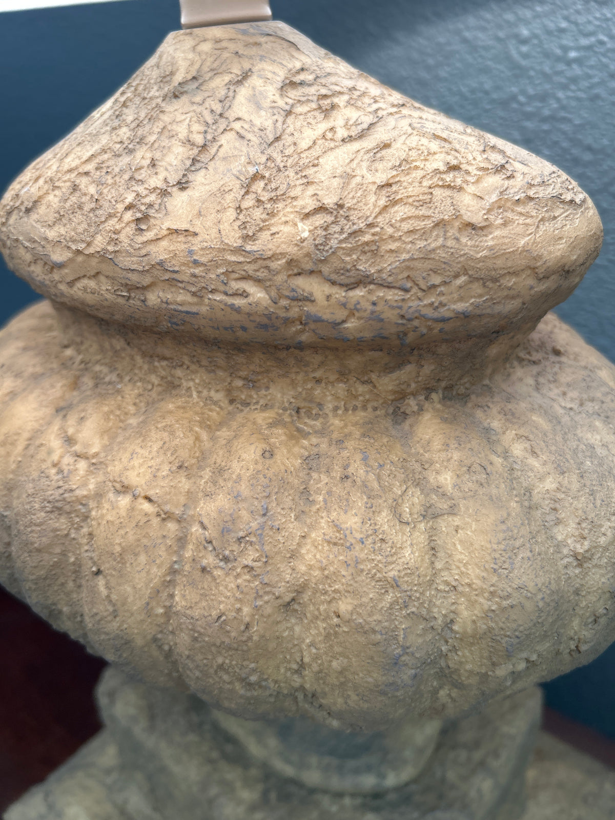 Plastered Urn Lamp by Barbara Cosgrove