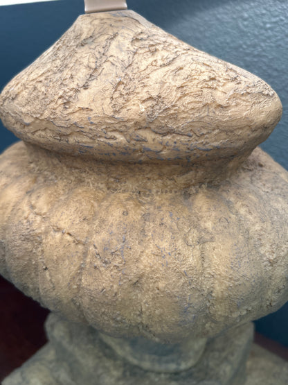 Plastered Urn Lamp by Barbara Cosgrove