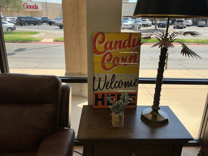 ‘Candy Corn’ Welcome Sign