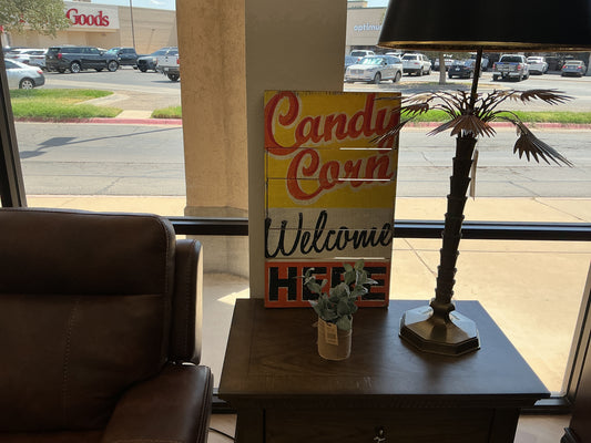 ‘Candy Corn’ Welcome Sign