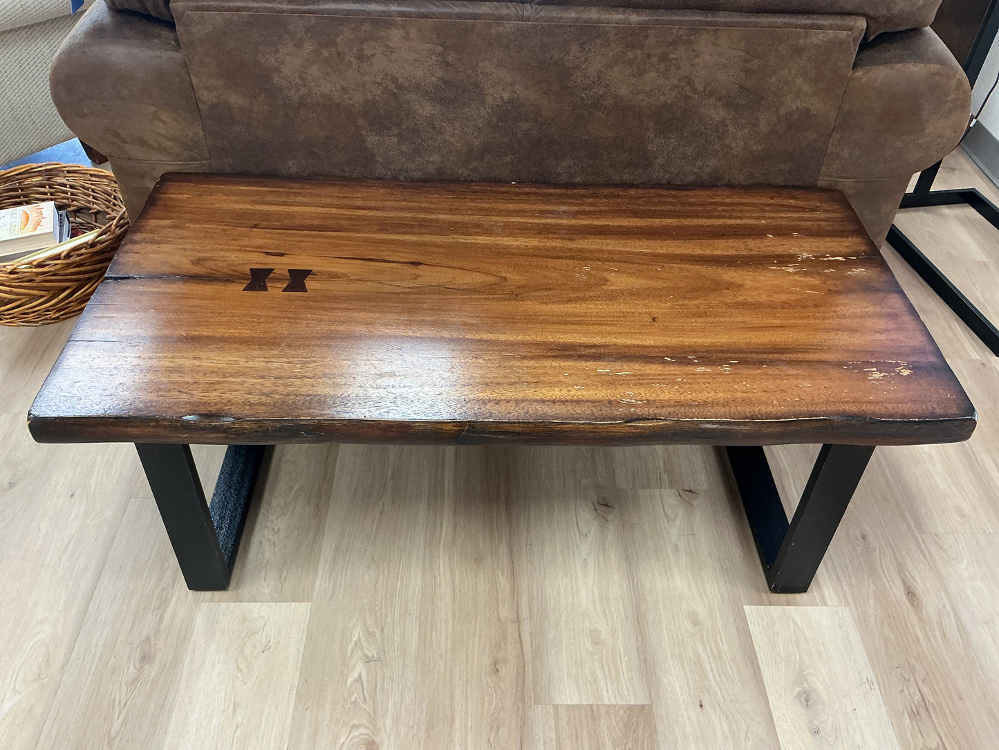 Orchard Mahogany Rustic Coffee Table