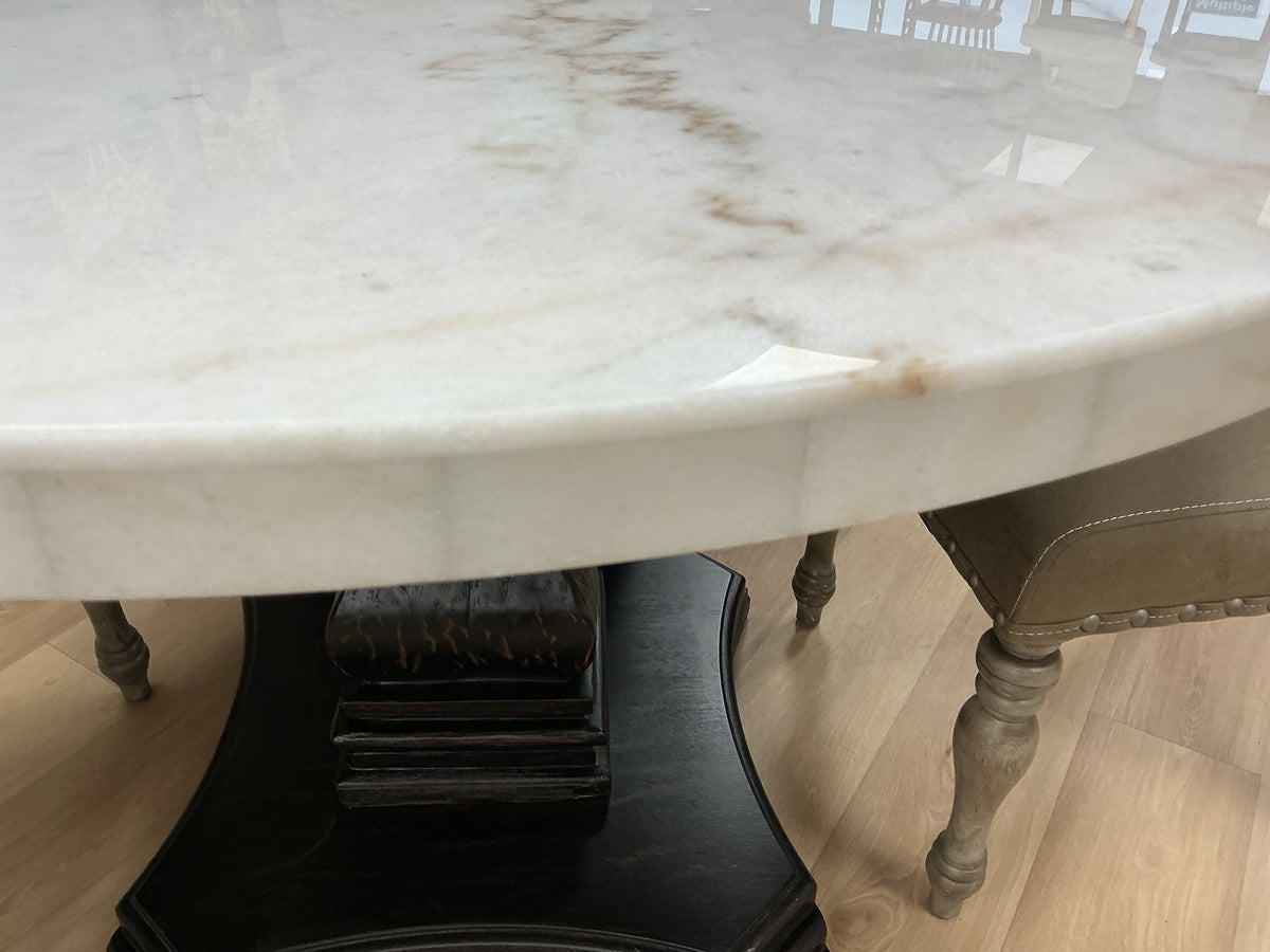 Elfredo Round Marble Dining Table