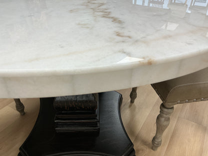 Elfredo Round Marble Dining Table