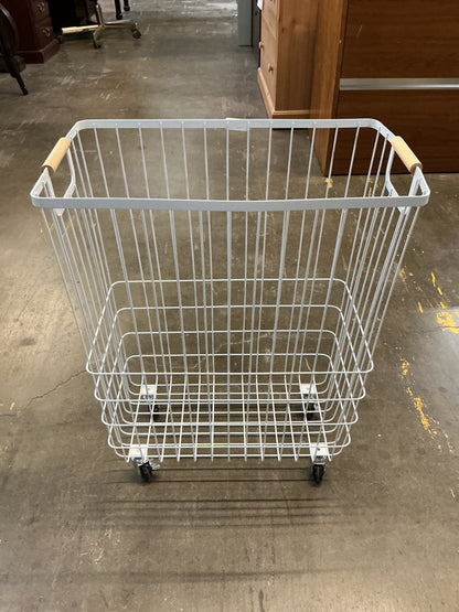 Wire Rolling Laundry Hamper