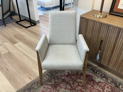 Candel Upholstered & Wood Arm Chair