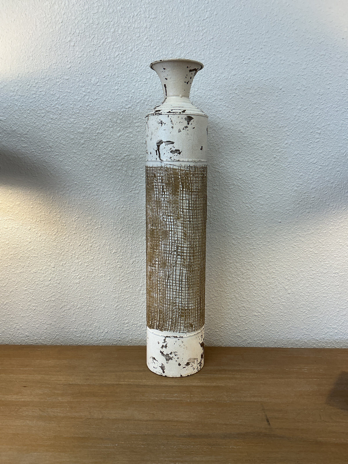 Tall Rustic Farmhouse Floor Vase