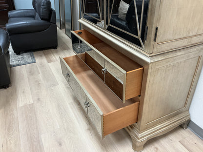 Hooker Sanctuary Smoked Mirror Armoire