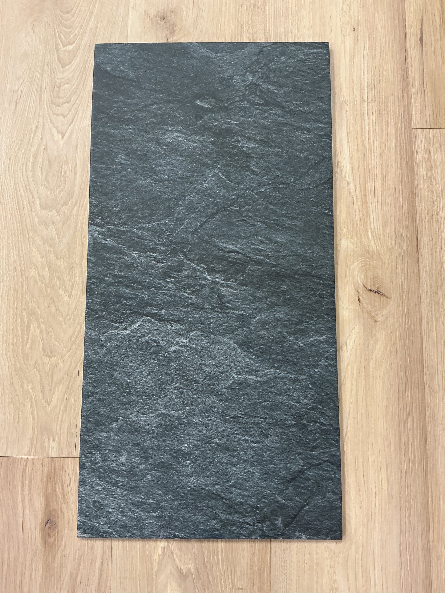 Sediment Slate Black Porcelain Floor/Wall Tile (12”x24”)