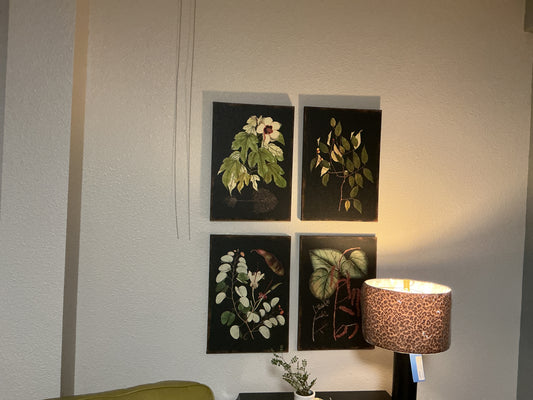 Canvas Botanical Prints ( Set of 2)