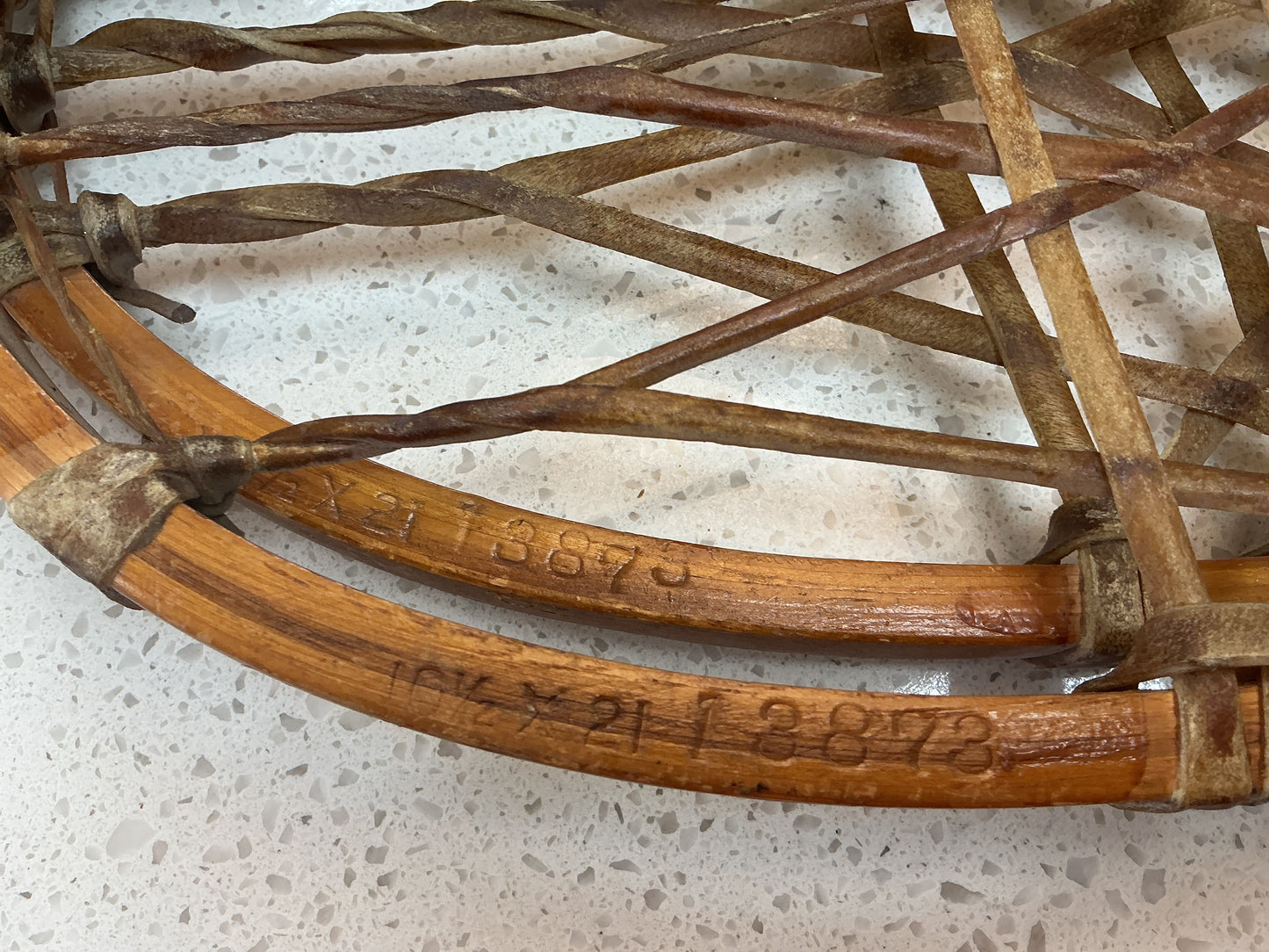 Vintage Military Issued Snow Shoes (Set of 2)
